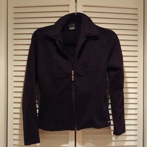 Pezzi zip up black workout jacket